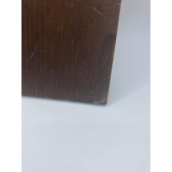 Hummel Farmer Boy With Bunny Rabbits Wooden Plaque Hanging Decoupage - Picture 3 of 4